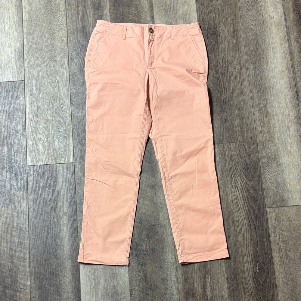 LOFT Coral Straight Leg Pants